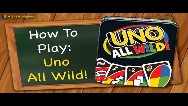 Uno All Wild dành cho nhóm từ 2-10 người chơi. Hãng Mattel đã thực sự xuất bản một phiên bản vô cùng “hoang dã” khi chỉ bao gồm những lá bài tự do. Bạn không cần phải lo lắng về con số hoặc màu sắc, bởi vì mọi thẻ bài đều là Wild Card và các hình phạt khó hơn - điều đó mang lại lợi thế cạnh tranh cho các game thủ. Hãy đến W88 thông tin sản phẩm để biết thêm thông tin nhé .