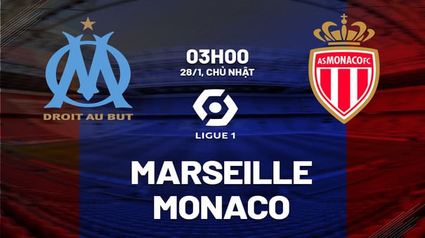 Nhận định bóng đá trận Marseille vs Monaco diễn ra vào lúc 03h00 ngày 28/1 ở vòng 19 Ligue 1 2023/24 phân tích thông tin lực lượng, đội hình dự kiến, soi kèo nhà cái, dự đoán tỉ số. Hãy đến W88 soi kèo bóng đá để biết thêm thông tin nhé .