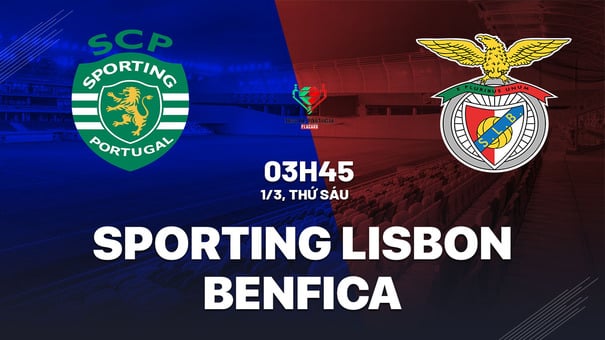 Sporting Lisbon vs Benfica 3h45 ngày 1/3 (Cúp QG Bồ Đào Nha 2023/24) Đây là trận lượt đi bán kết Cúp quốc gia Bồ Đào Nha - giải đấu mà Benfica đang giữ kỷ lục về số lần vô địch (26) nhưng gần nhất đã từ năm 2017 trong khi Sporting Lisbon đã có 17 lần đăng quang ở sân chơi này song sau chức vô địch vào năm 2019, họ thậm chí không có thêm lần nào vào chung kết. Hãy đến W88 soi kèo bóng đá để biết thêm thông tin nhé .