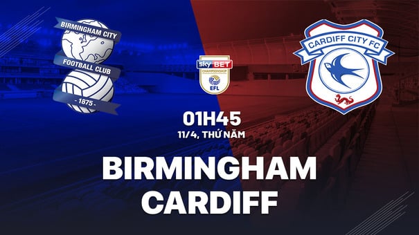 Nhận định bóng đá Birmingham vs Cardiff 1h45 ngày 11/4 (Hạng nhất Anh 2023/24). Hãy đến W88 soi kèo bóng đá để biết thêm thông tin nhé .