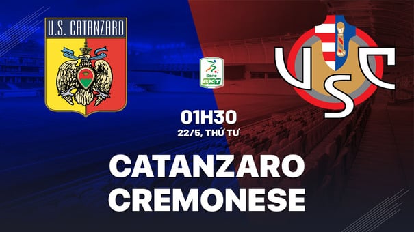 Nhận định bóng đá Catanzaro vs Cremonese 1h30 ngày 22/5 (Playoff Serie A 2024/25). Hãy đến W88 soi kèo bóng đá để biết thêm thông tin.