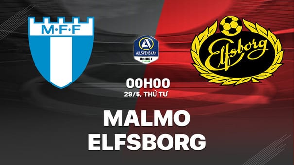 Nhận định bóng đá Malmo vs Elfsborg 0h00 ngày 29/5 (VĐQG Thụy Điển 2024). Hãy đến W88 soi kèo bóng đá để biết thêm thông tin.