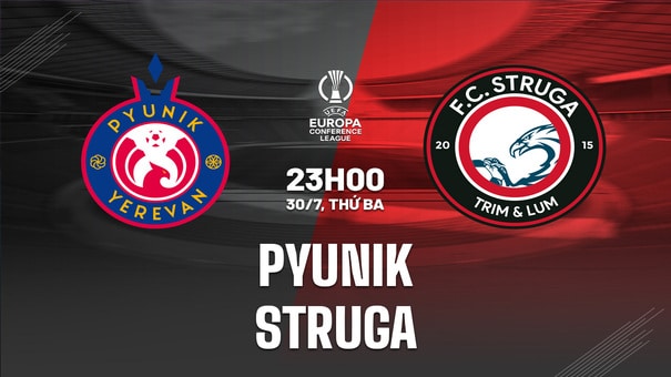 Nhận định Pyunik vs Struga 23h00 ngày 30/7 (Conference League 2024/25). Hãy đến W88 soi kèo bóng đá .