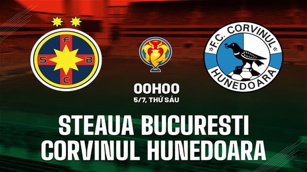 Nhận định Steaua Bucuresti vs Corvinul Hunedoara 0h00 ngày 5/7 (Siêu cúp Romania 2024). Hãy đến W88 soi kèo bóng đá .