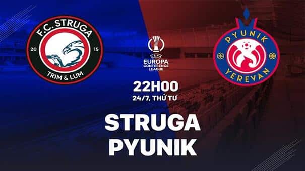 Nhận định bóng đá Struga vs Pyunik 22h00 ngày 24/7 (Conference League 2024/25). Hãy đến W88 soi kèo bóng đá .