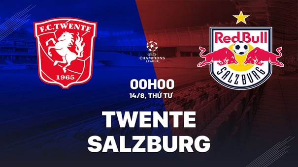 Nhận định bóng đá Twente vs Salzburg 0h00 ngày 14/8 (Champions League 2024/25). Hãy đến M88 cá cược bóng đá .